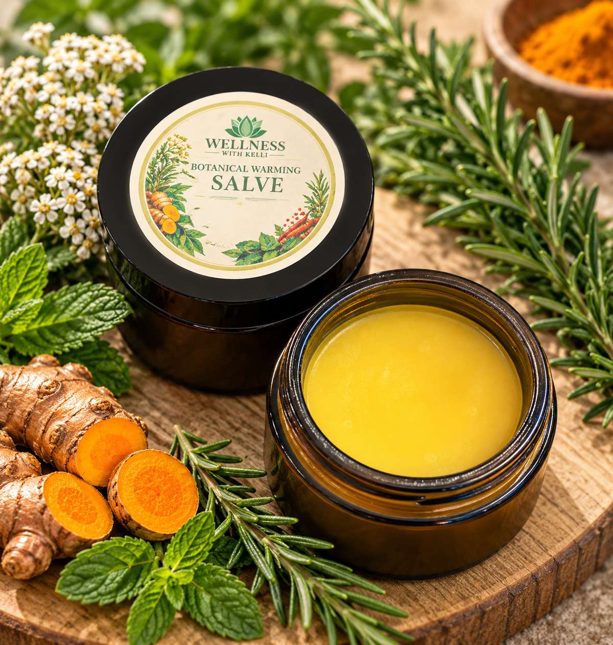 Botanical Warming Salve (mild) 1 oz