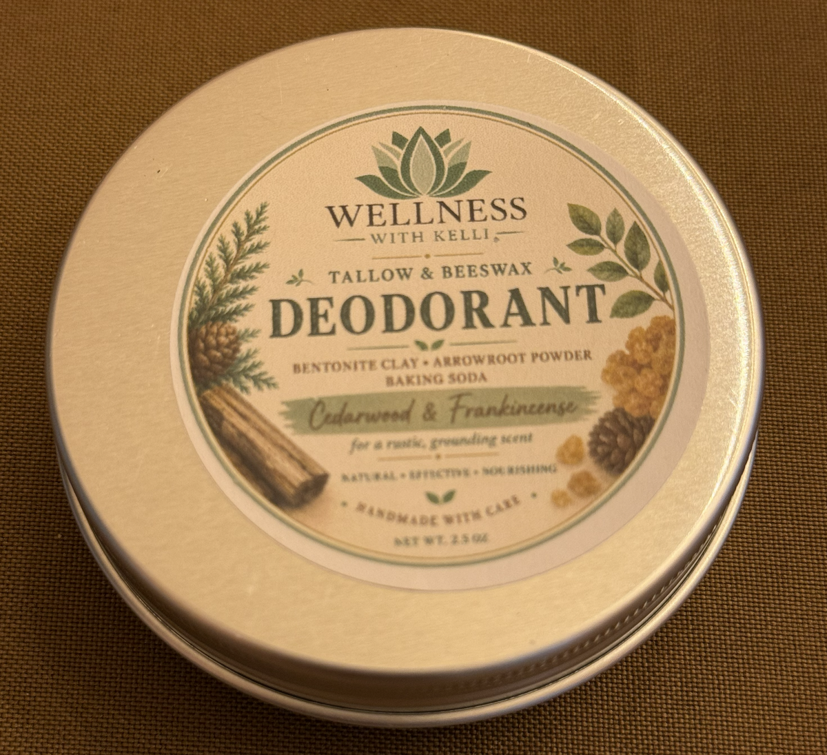 Cedarwood, Frankincense & Tallow Deodorant