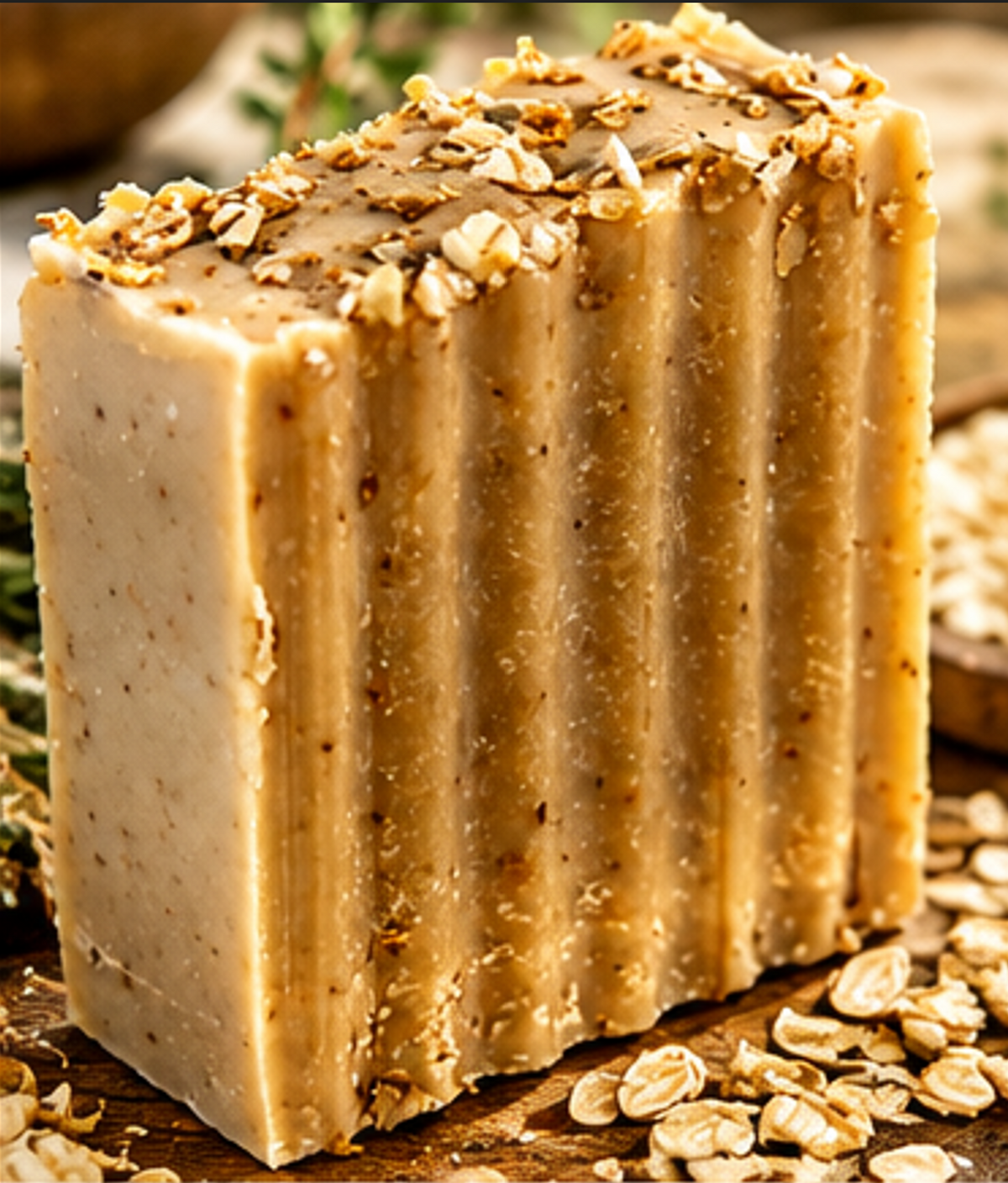 Goat Milk, Tallow, Honey & Oat Soap Bar