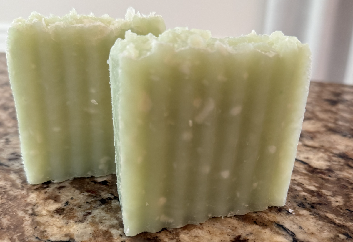 Spearmint & Eucalyptus Hot Process Soap Bar