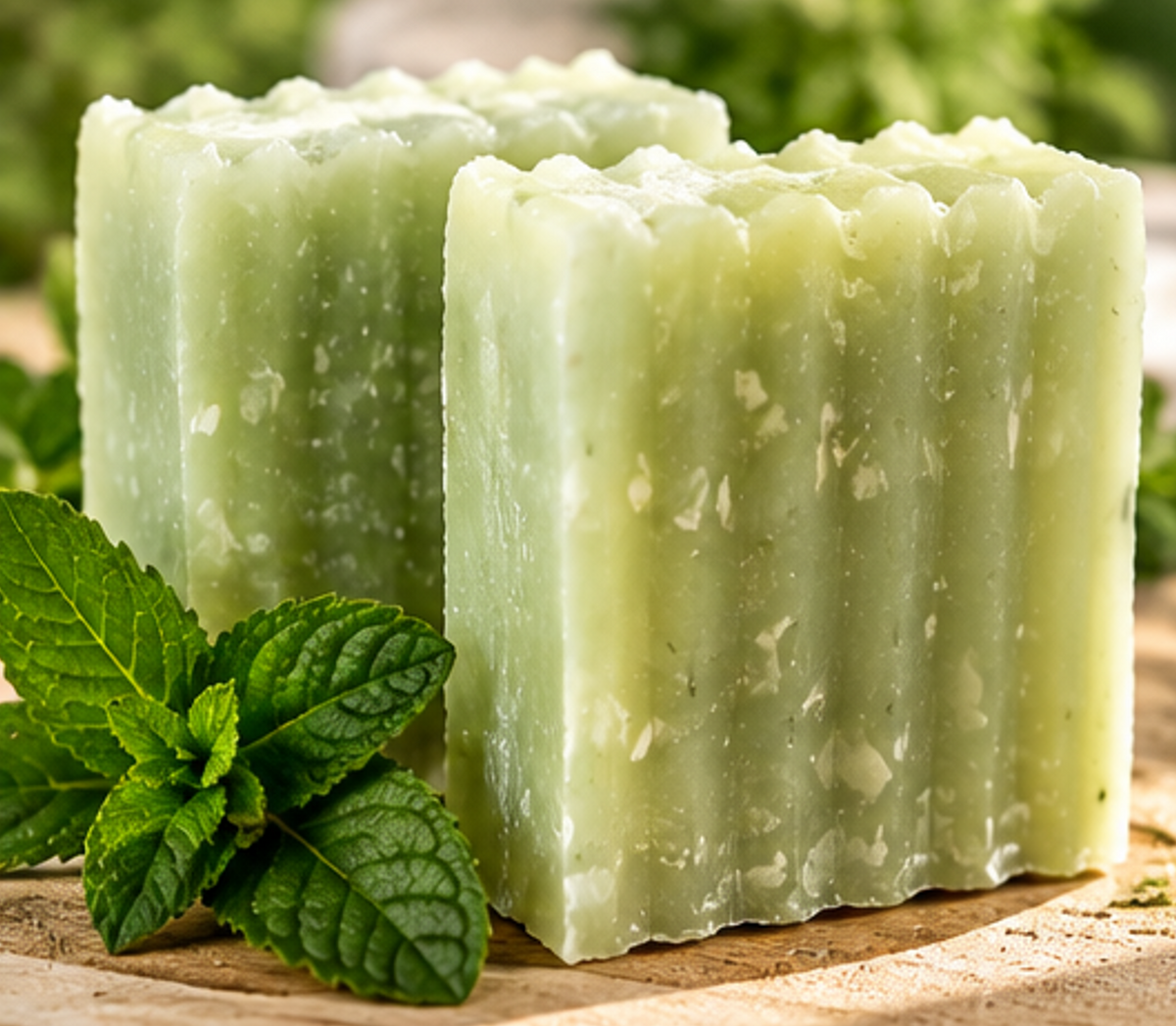 Spearmint & Eucalyptus Hot Process Soap Bar