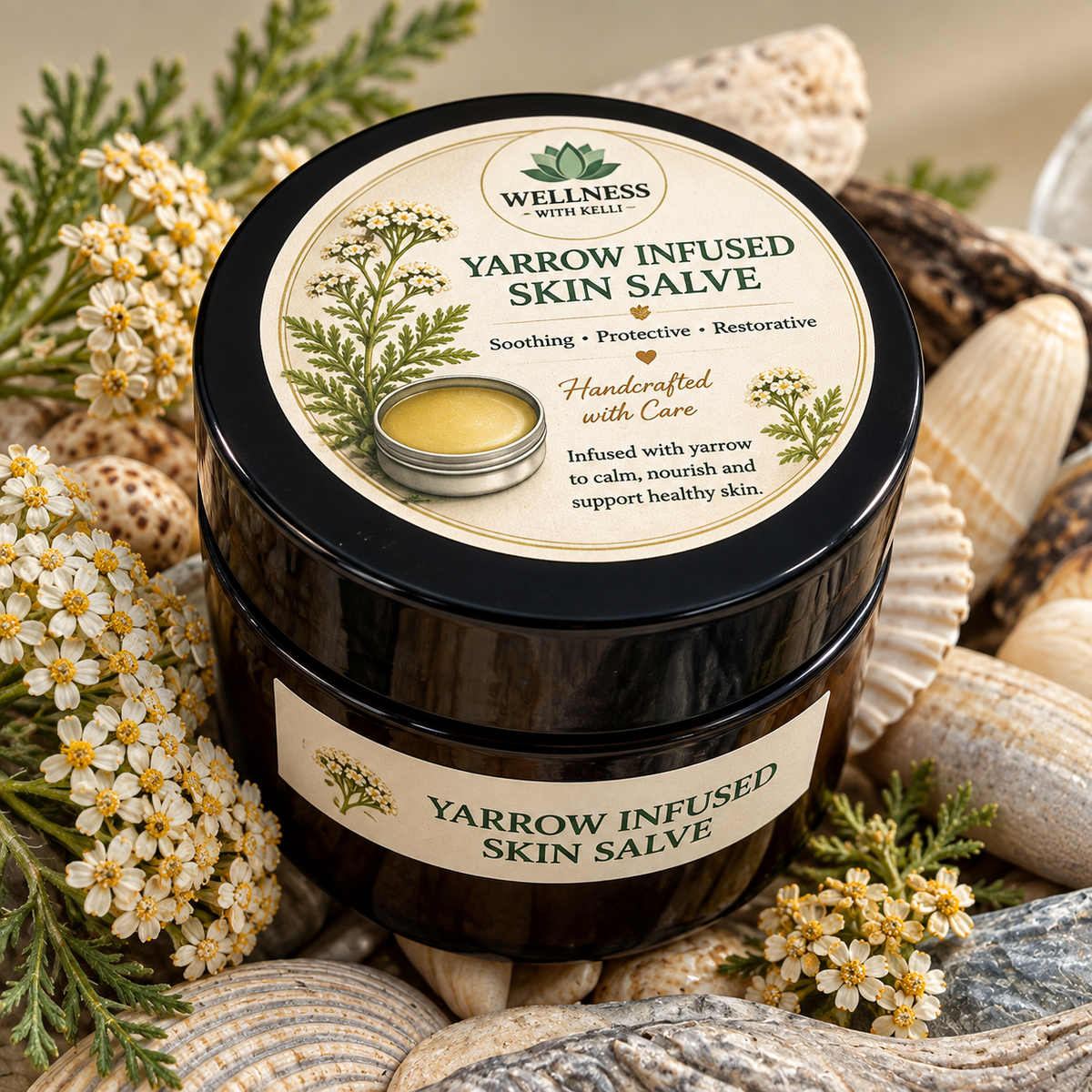 Yarrow Herbal Salve - 1 oz