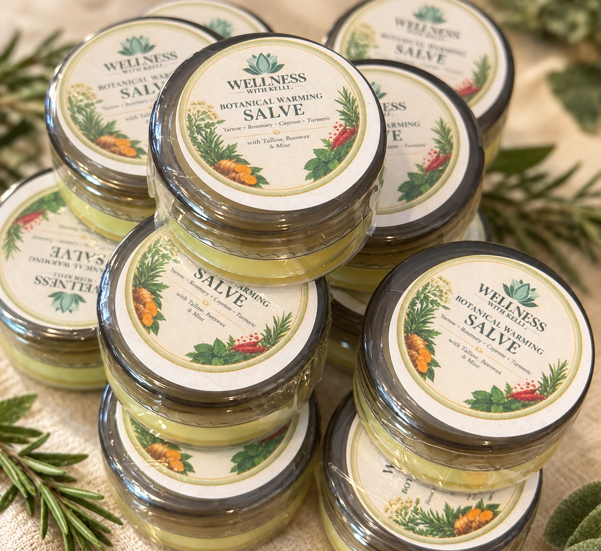 Botanical Warming Salve (mild) Sample size